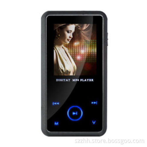 1.8-inch LCD display MP4 player, supports TXT e-book reading/voice recorder/FM radio/playing games